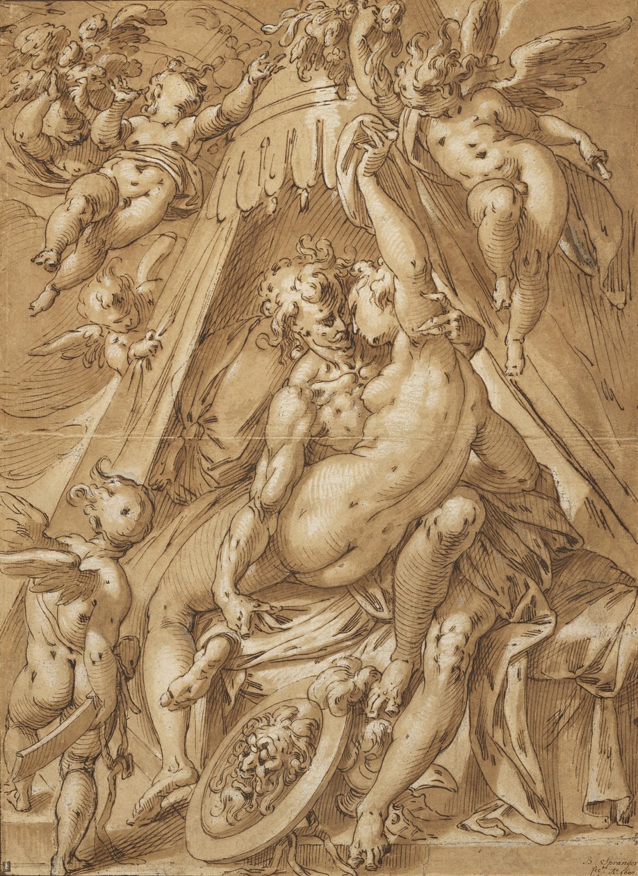 火星和金星 作者 亚伯拉罕·布洛玛特（Abraham Bloemaert）