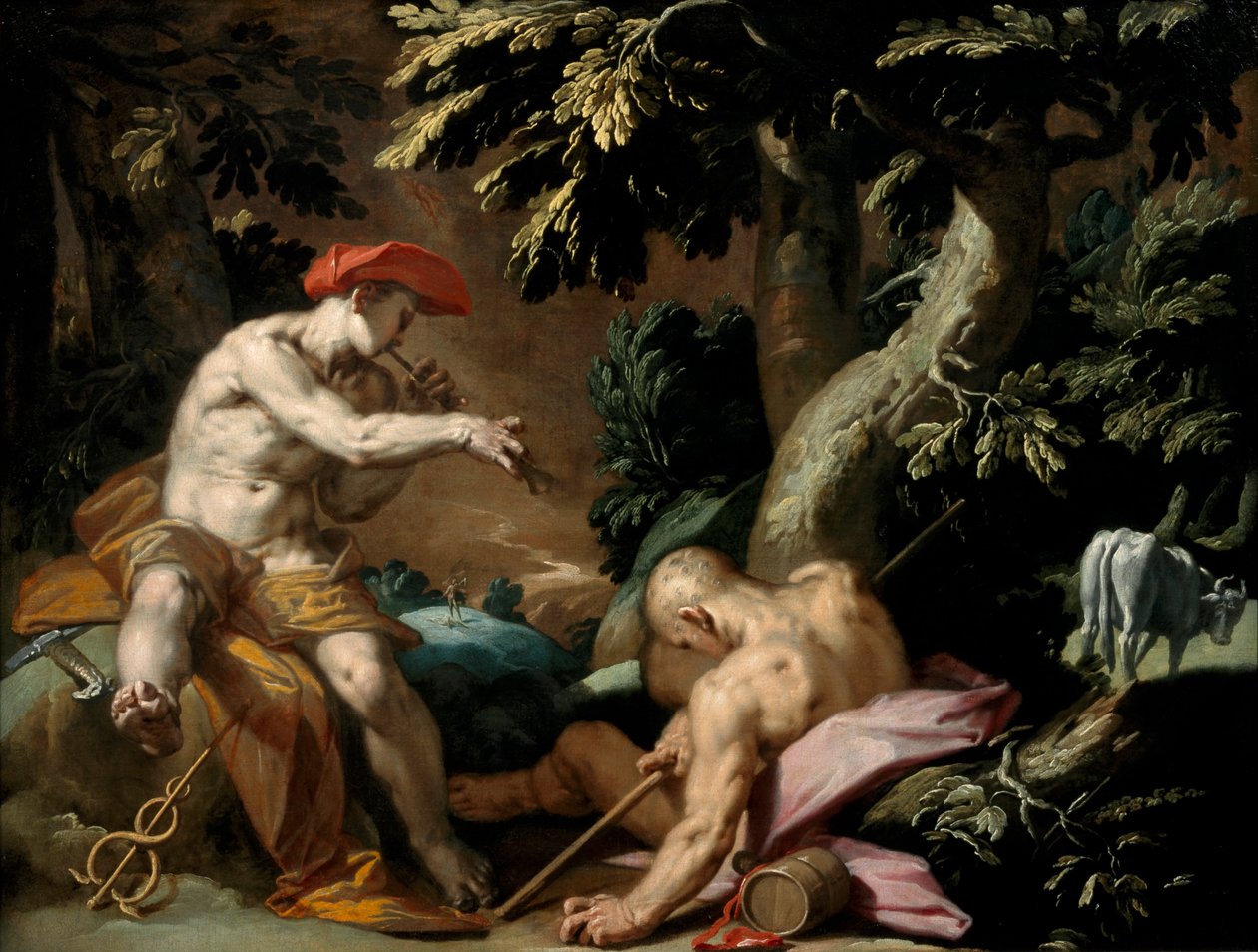 水星、阿古斯和木卫一 作者 亚伯拉罕·布洛玛特（Abraham Bloemaert）