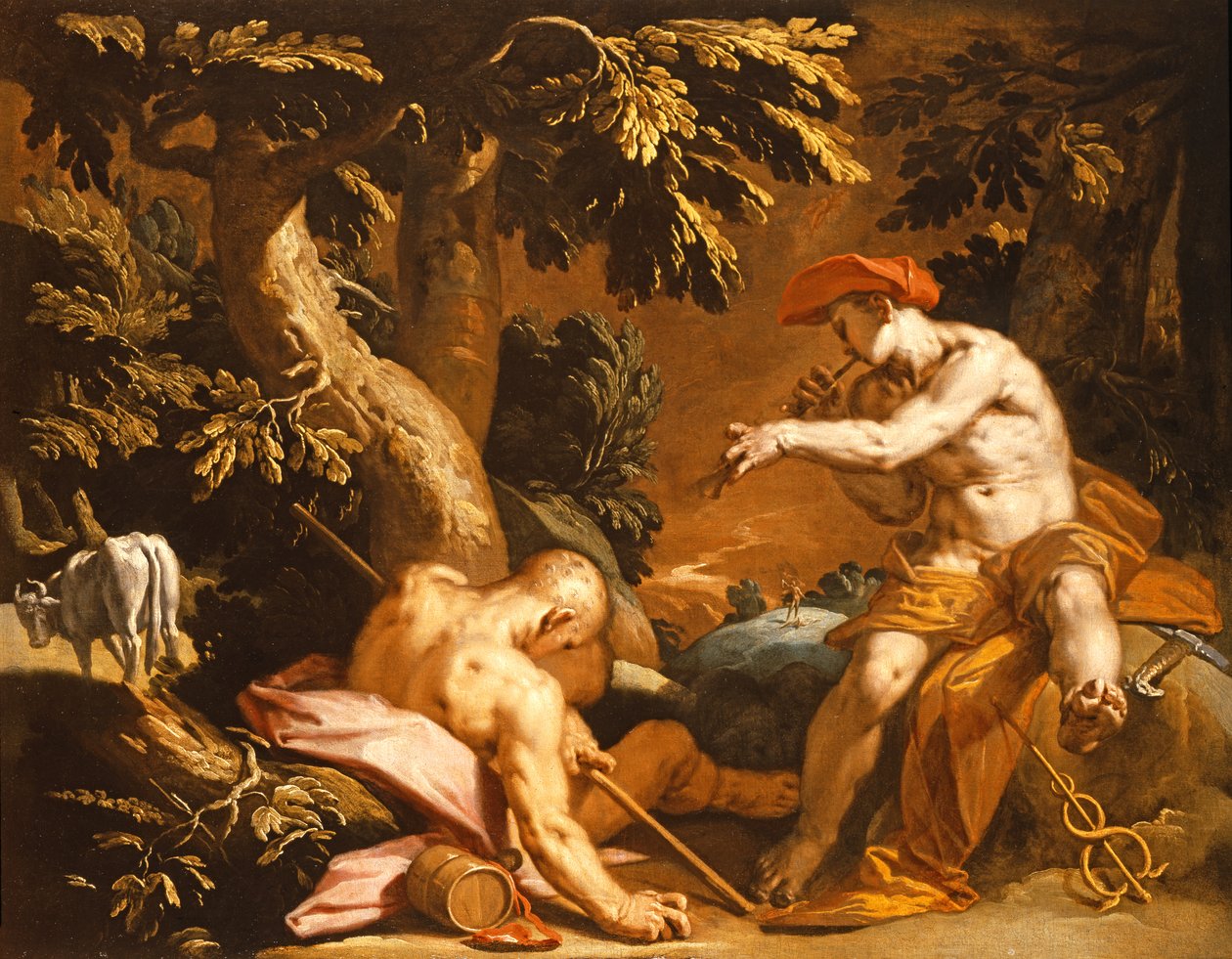 水星和阿古斯 作者 亚伯拉罕·布洛玛特（Abraham Bloemaert）