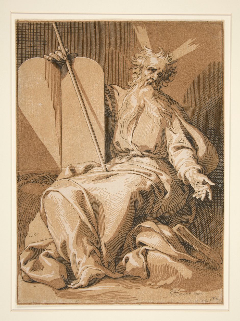 摩西 作者 亚伯拉罕·布洛玛特（Abraham Bloemaert）