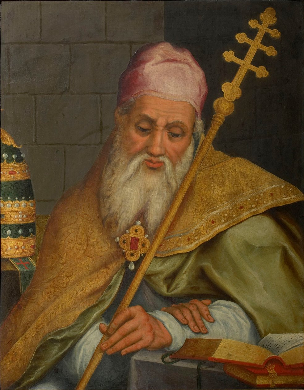 圣格雷戈里大帝。 作者 亚伯拉罕·布洛玛特（Abraham Bloemaert）