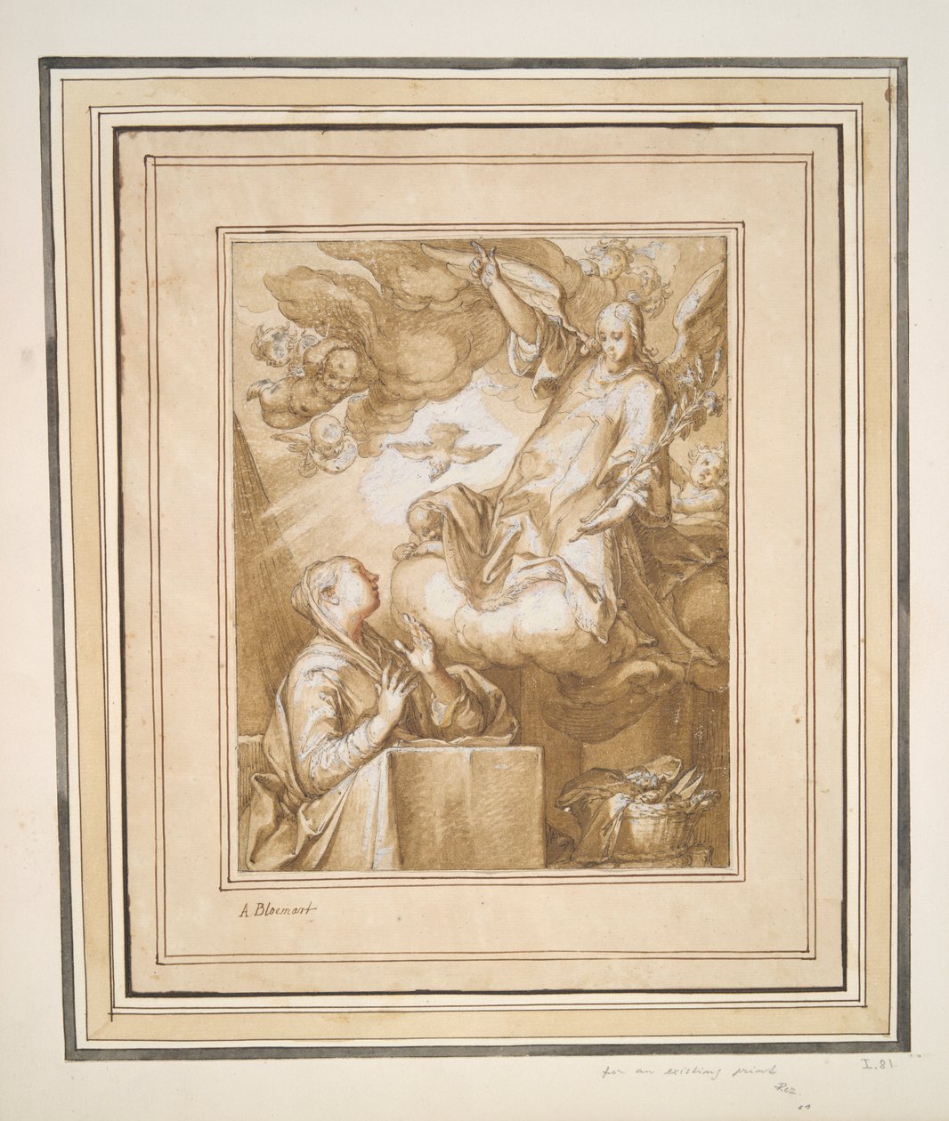 圣母领报 作者 亚伯拉罕·布洛玛特（Abraham Bloemaert）