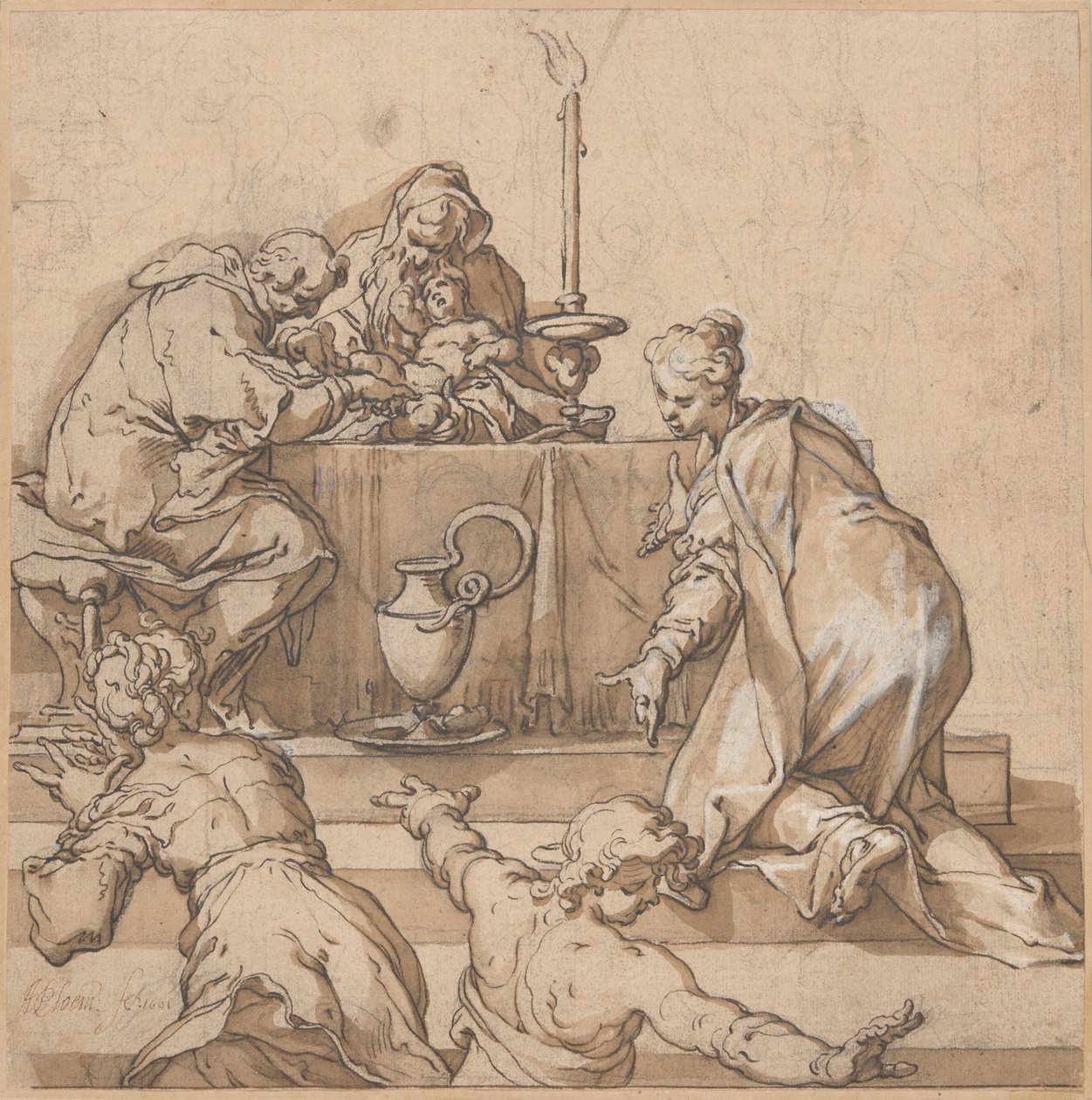 割礼 作者 亚伯拉罕·布洛玛特（Abraham Bloemaert）