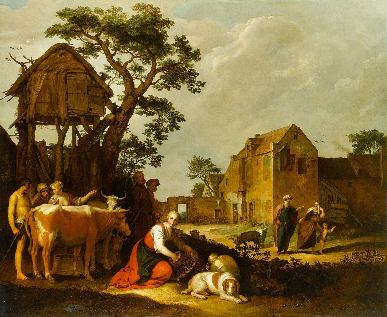 夏甲和以实玛利被驱逐 作者 亚伯拉罕·布洛玛特（Abraham Bloemaert）