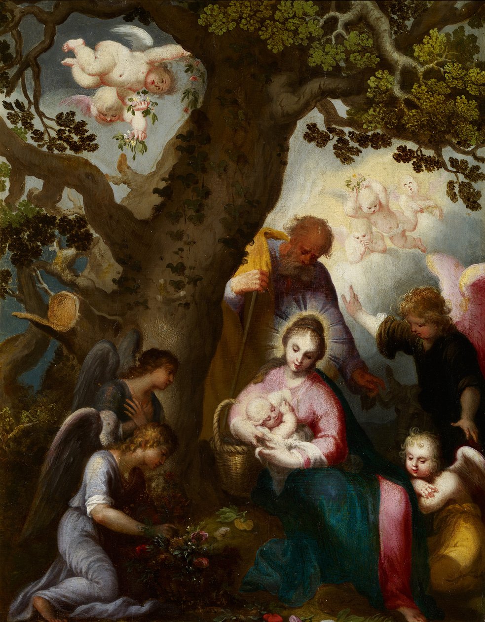 飞往埃及的航班 作者 亚伯拉罕·布洛玛特（Abraham Bloemaert）
