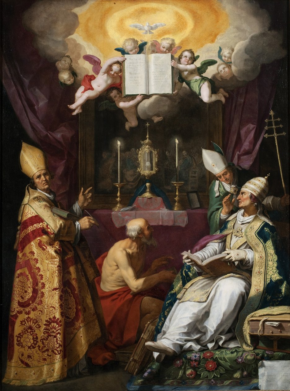 拉丁教会的四个父亲 作者 亚伯拉罕·布洛玛特（Abraham Bloemaert）