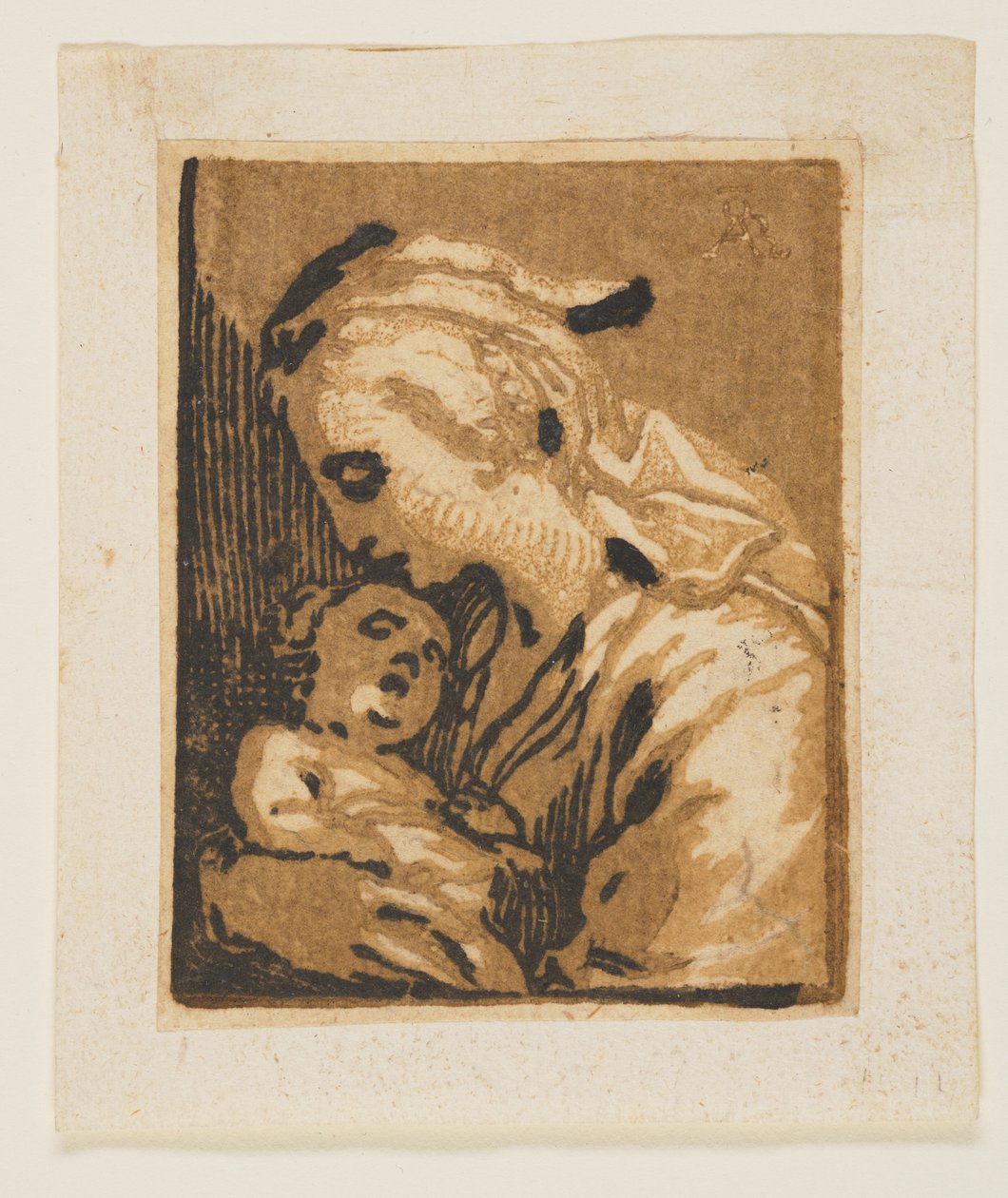 圣母与圣婴 作者 亚伯拉罕·布洛玛特（Abraham Bloemaert）
