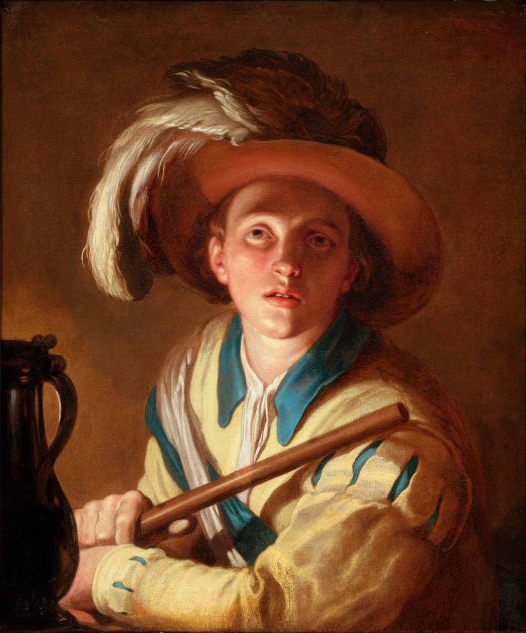 长笛手》（荷兰语：原名：De Fluitspeler） 作者 亚伯拉罕·布洛玛特（Abraham Bloemaert）