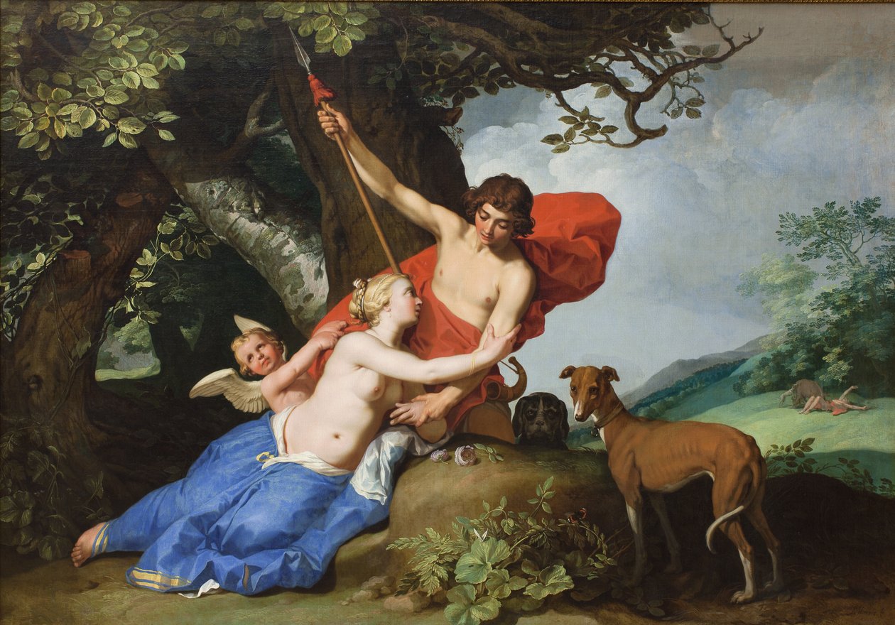 维纳斯和阿多尼斯 作者 亚伯拉罕·布洛玛特（Abraham Bloemaert）