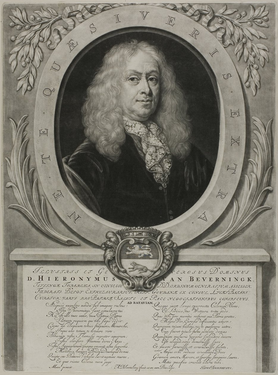 D. Hieronymous van Beverningk 的肖像 作者 亚伯拉罕·布洛特林（Abraham Blooteling）