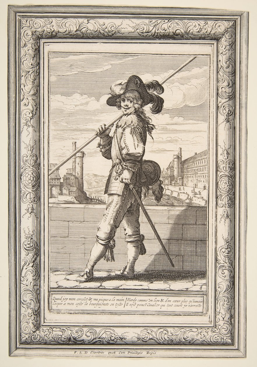 派克曼（1632）。 作者 亚伯拉罕·博斯（Abraham Bosse）