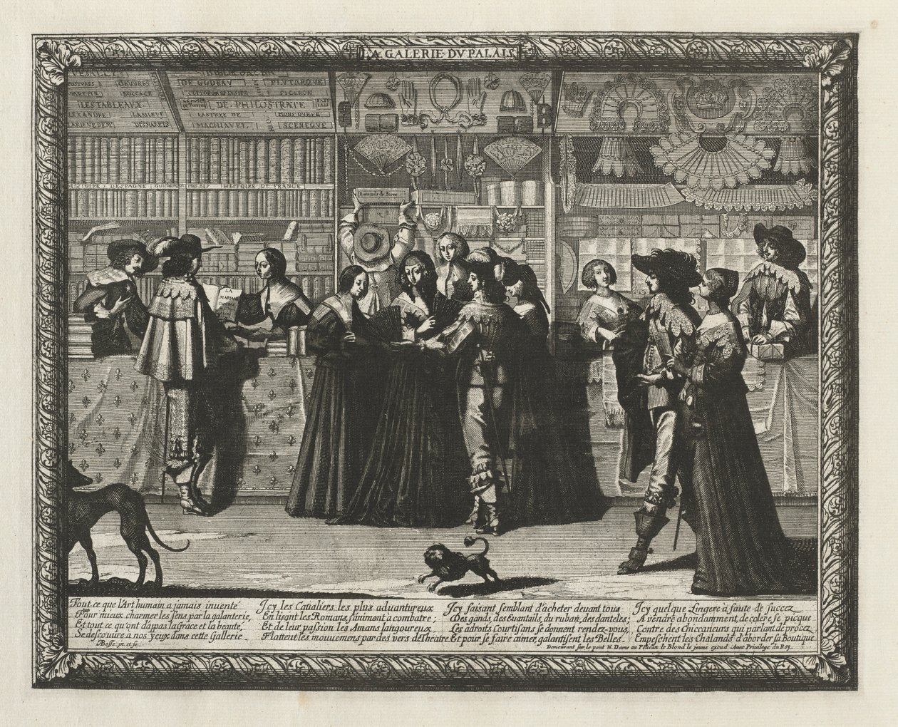 巴黎美术馆，1640年。 作者 亚伯拉罕·博斯（Abraham Bosse）