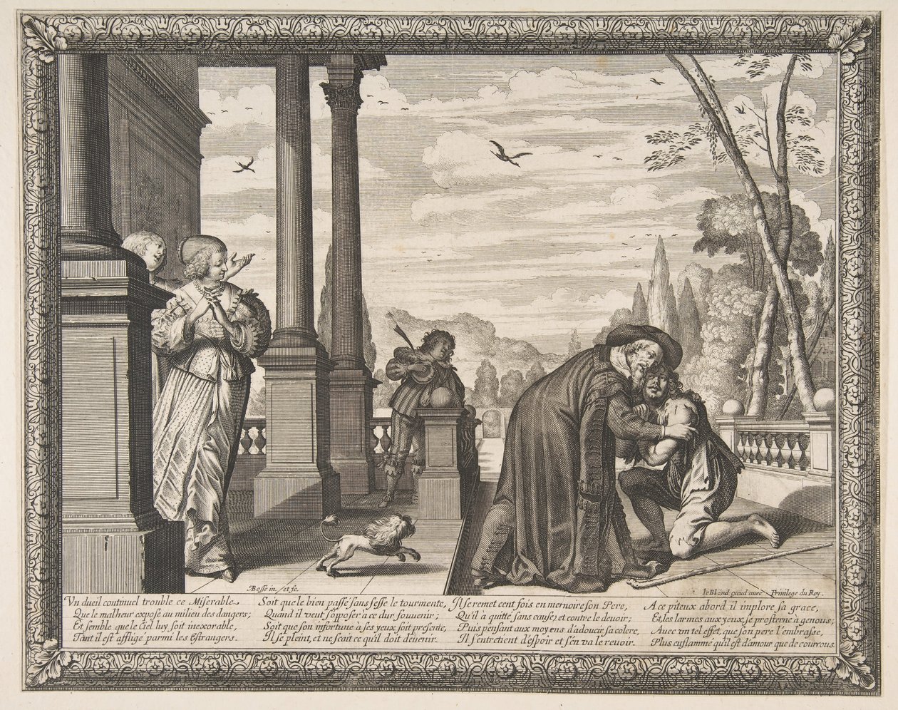 败家子的归来1636。 作者 亚伯拉罕·博斯（Abraham Bosse）