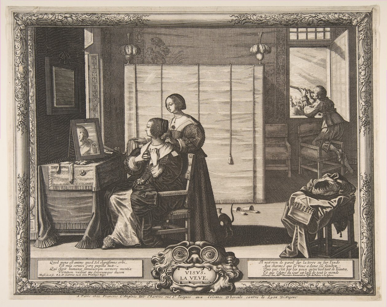 视野，1635-38。 作者 亚伯拉罕·博斯（Abraham Bosse）