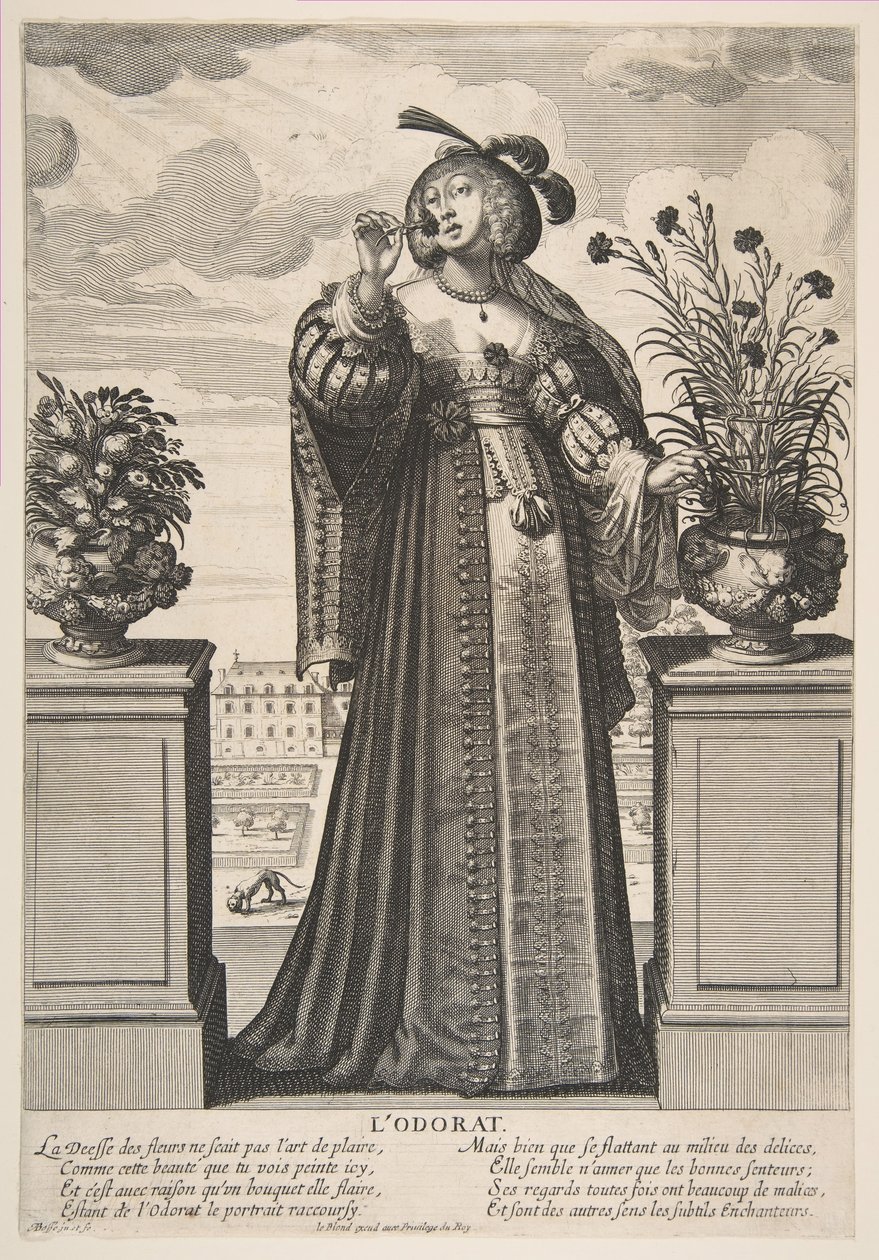 气味，1653-38。 作者 亚伯拉罕·博斯（Abraham Bosse）