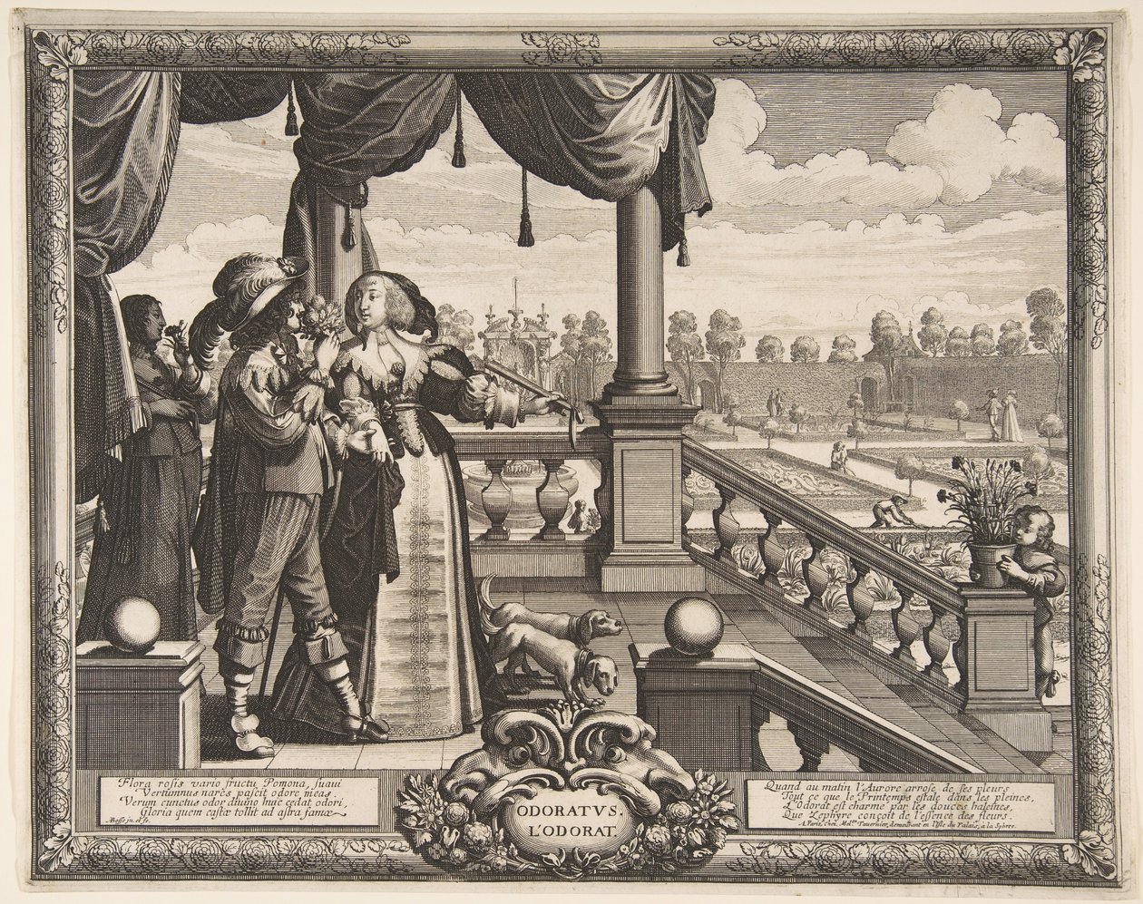 气味，约。 1638。 作者 亚伯拉罕·博斯（Abraham Bosse）