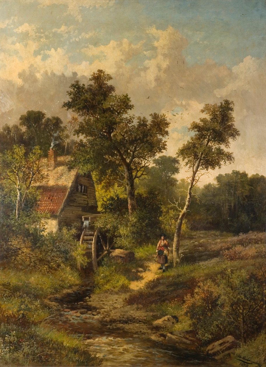 Alverston Mill，怀特岛 作者 亚伯拉罕·绿巨人