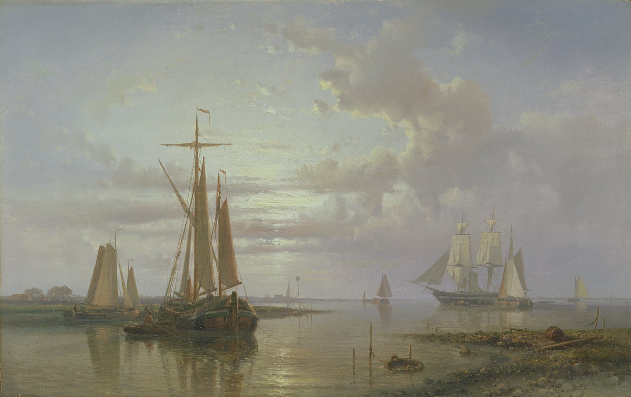 海港，1879年 作者 亚伯拉罕·绿巨人
