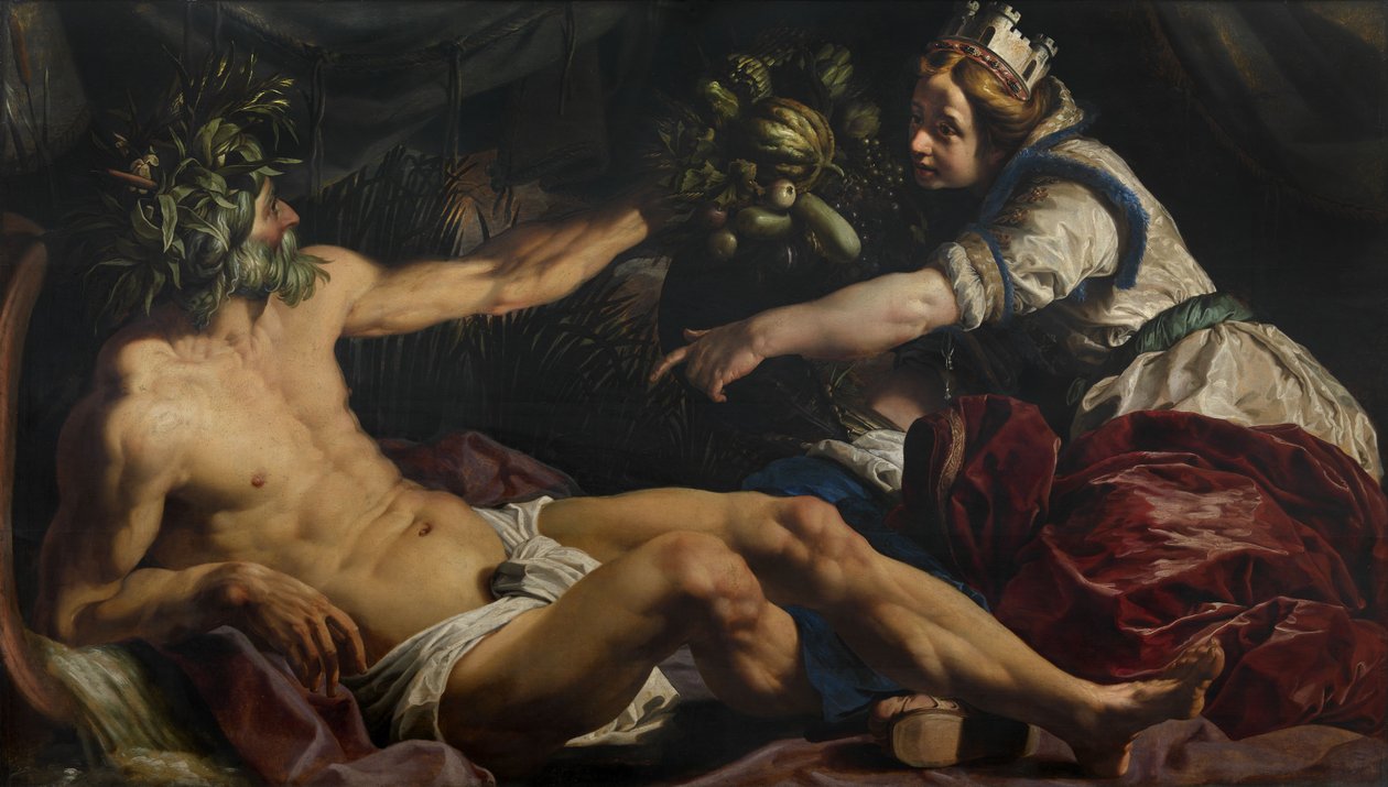 Scaldis和Antverpia Scheldt和Antwerp，1609。 作者 亚伯拉罕·詹森斯