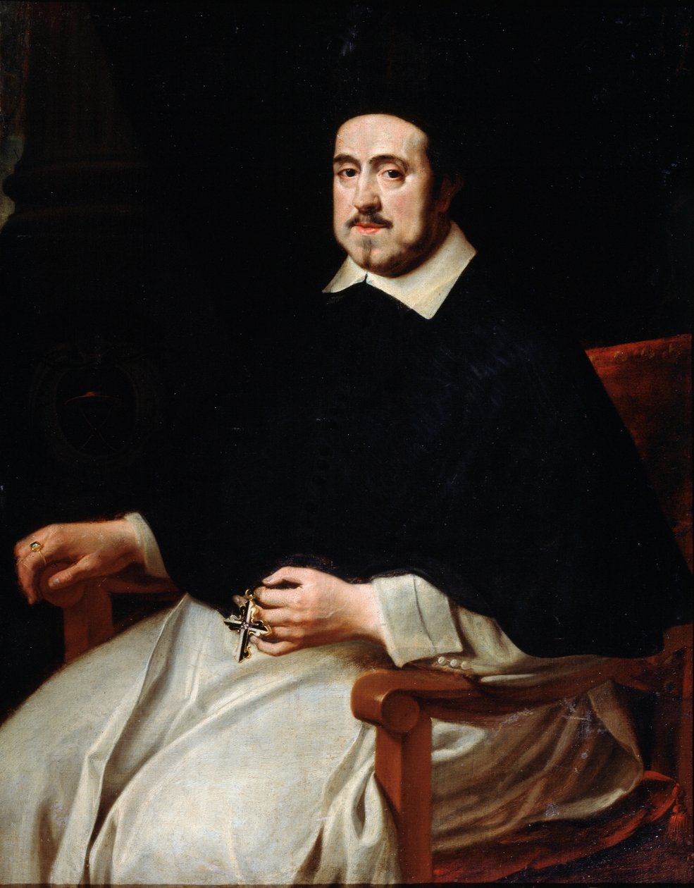 安特卫普主教Ambrosius Cappelus的肖像》，17世纪。   作者 亚伯拉罕·扬斯·范·迪彭贝克