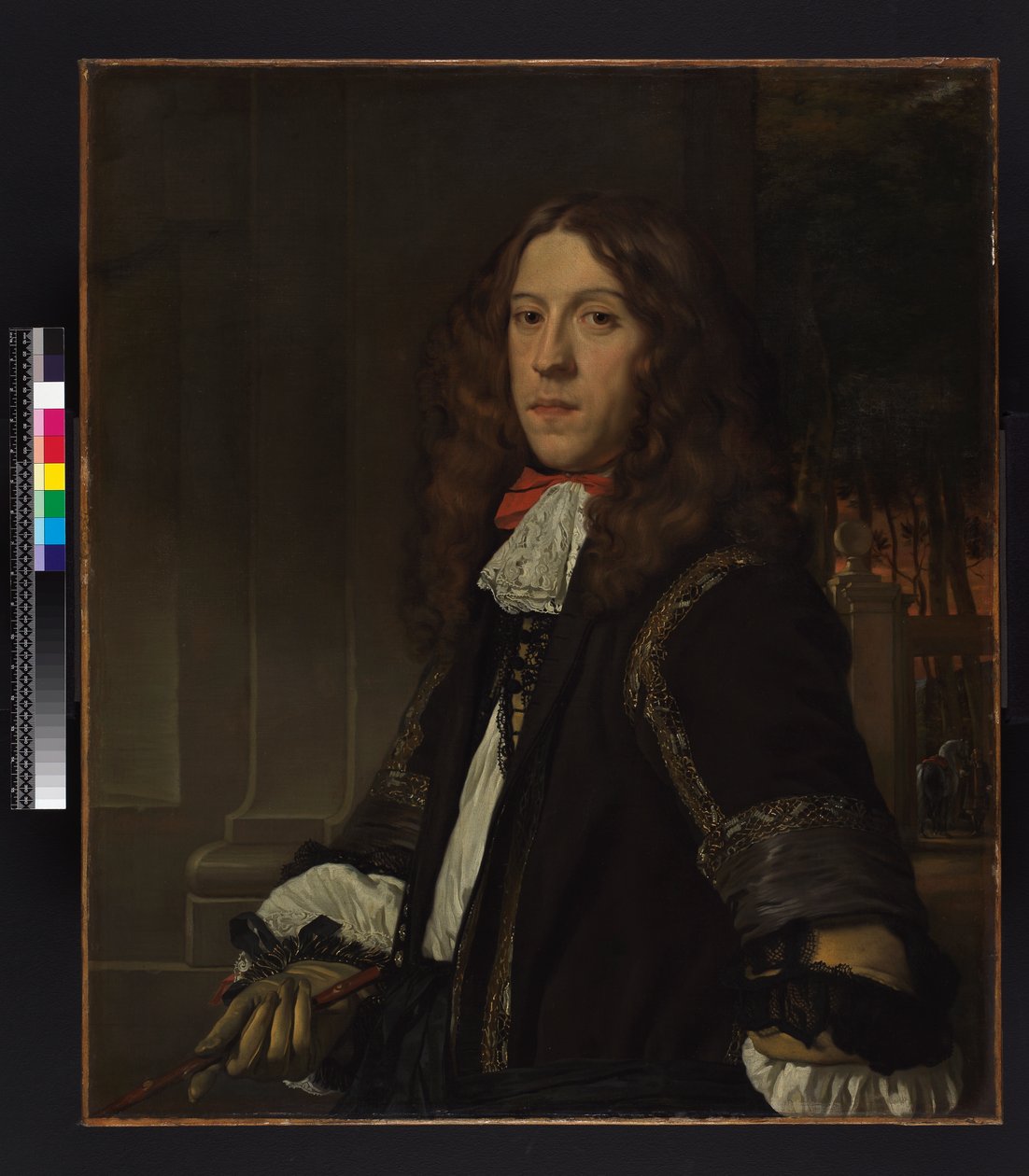 一个男人的肖像 作者 亚伯拉罕·兰伯兹（Abraham Lamberts）Jacobsz van den Tempel