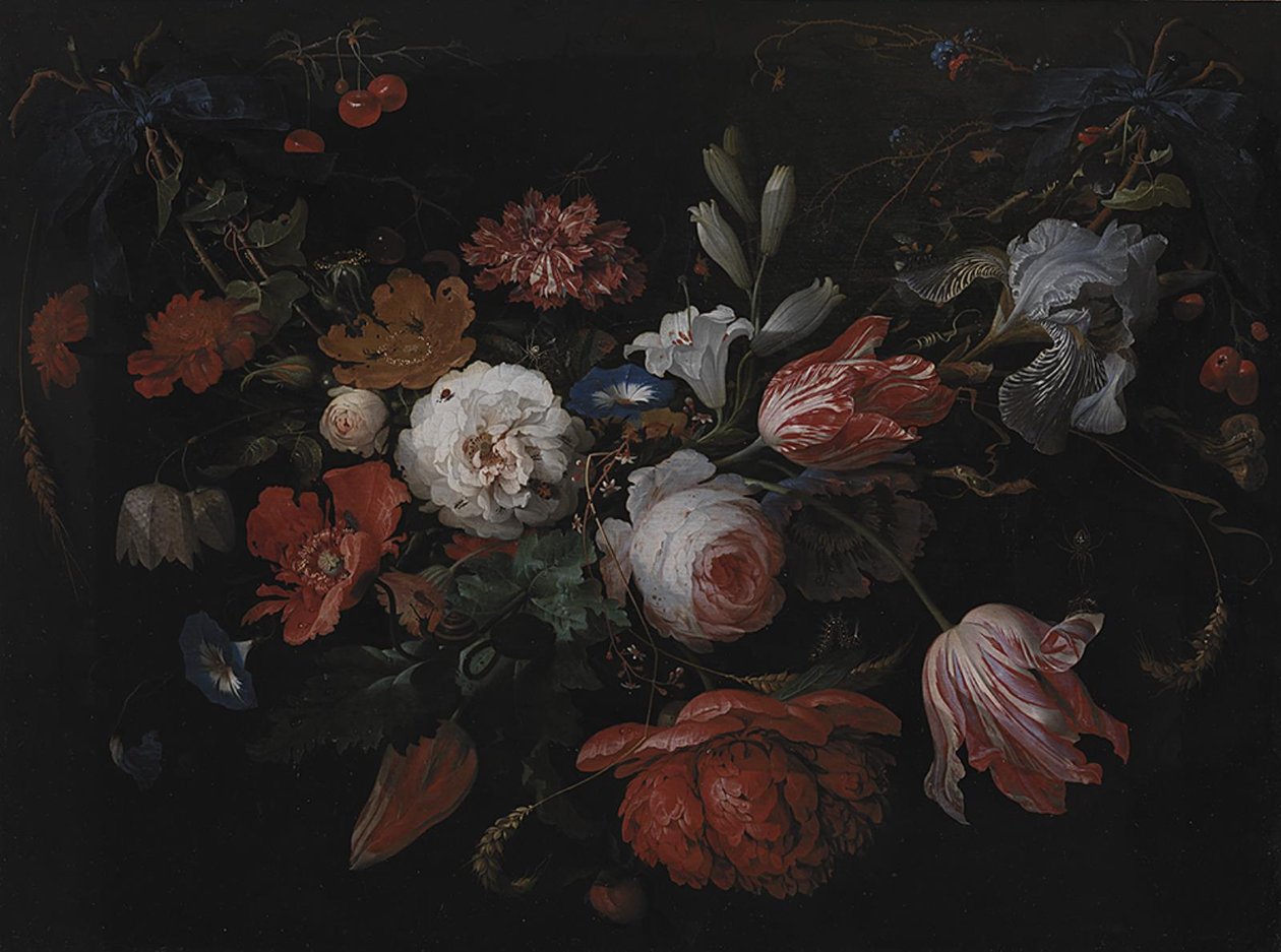 花环 作者 亚伯拉罕·米尼翁（Abraham Mignon）