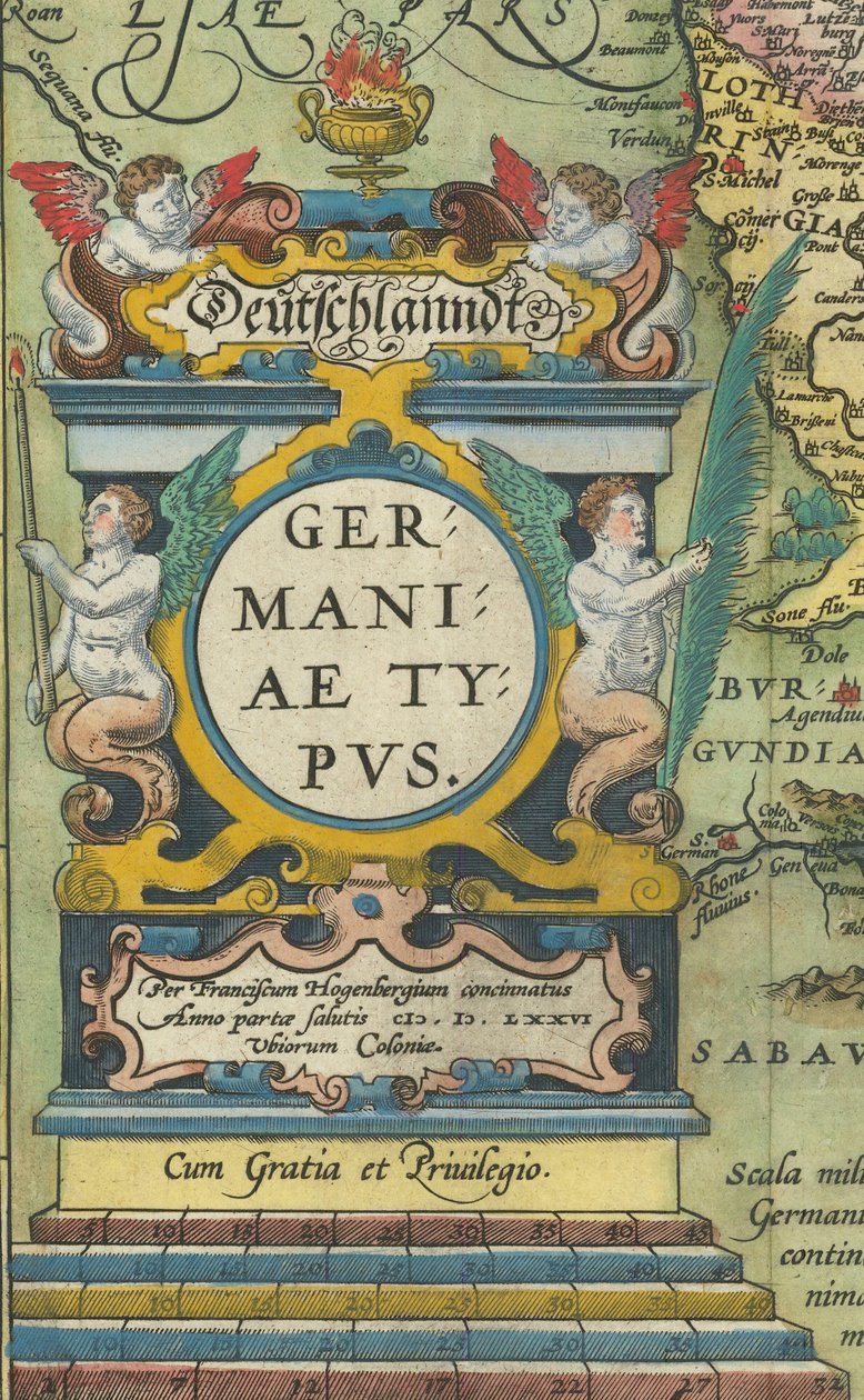 1608 刻度盘，带集成刻度 作者 亚伯拉罕·奥特里乌斯（Abraham Ortelius）