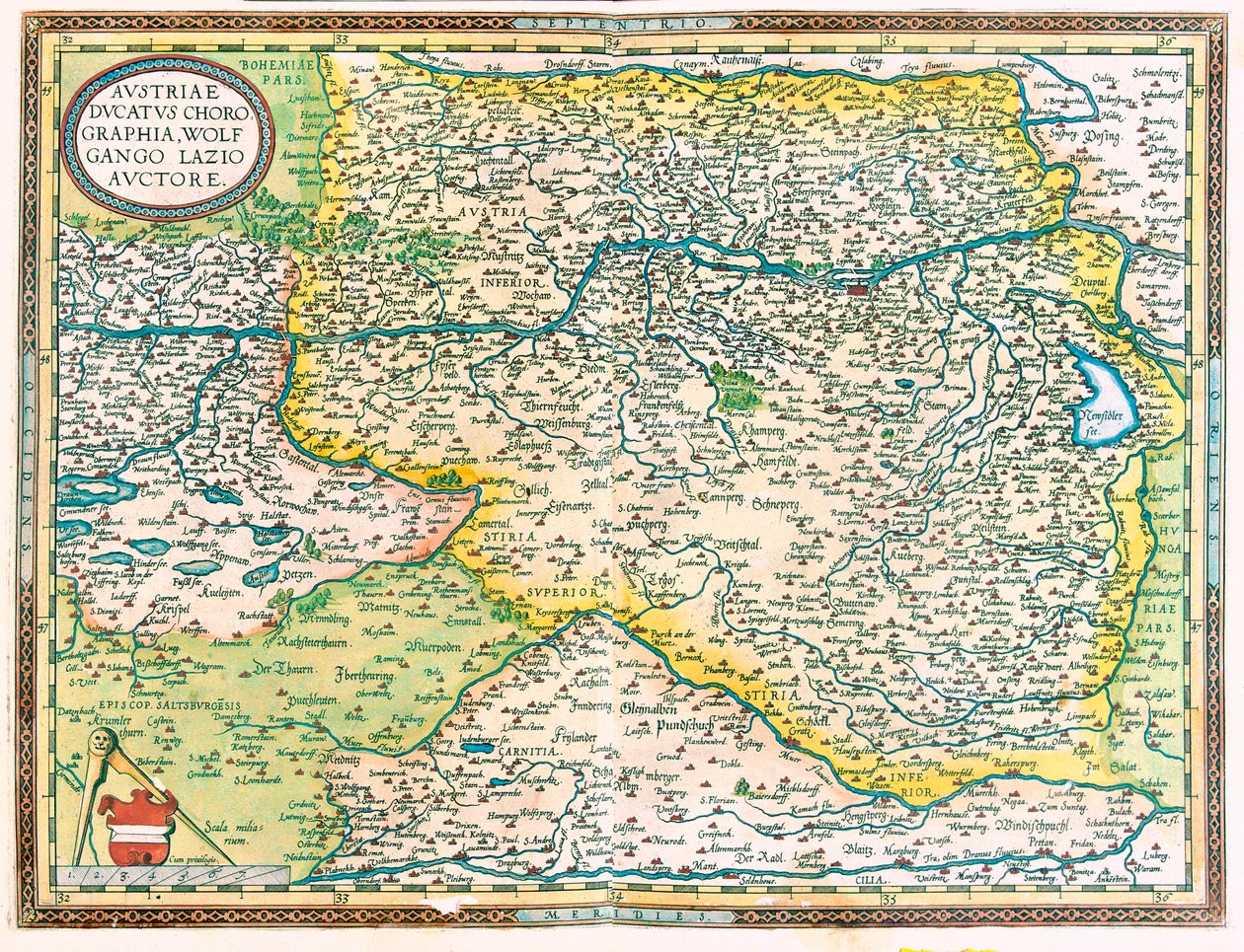 东奥地利 作者 亚伯拉罕·奥特里乌斯（Abraham Ortelius）