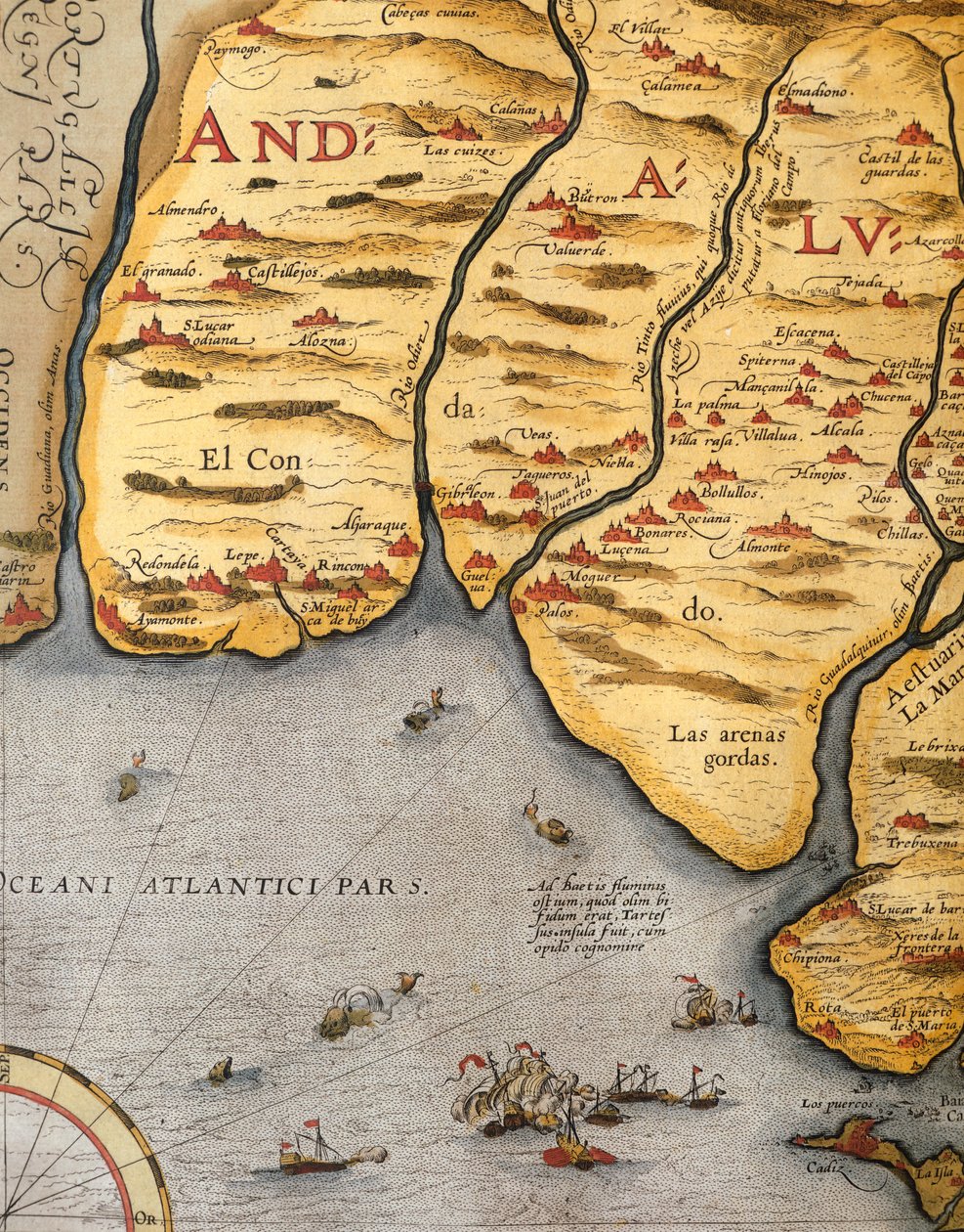 帕洛斯港，亚伯拉罕-奥特留斯（1528-1598）的作品，图版 作者 亚伯拉罕·奥特里乌斯（Abraham Ortelius）