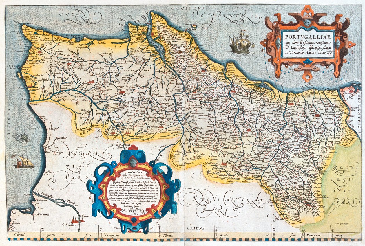 葡萄牙 作者 亚伯拉罕·奥特里乌斯（Abraham Ortelius）