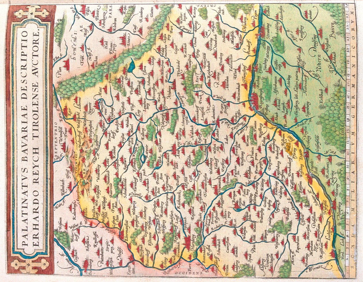 州：德国巴伐利亚州 作者 亚伯拉罕·奥特里乌斯（Abraham Ortelius）