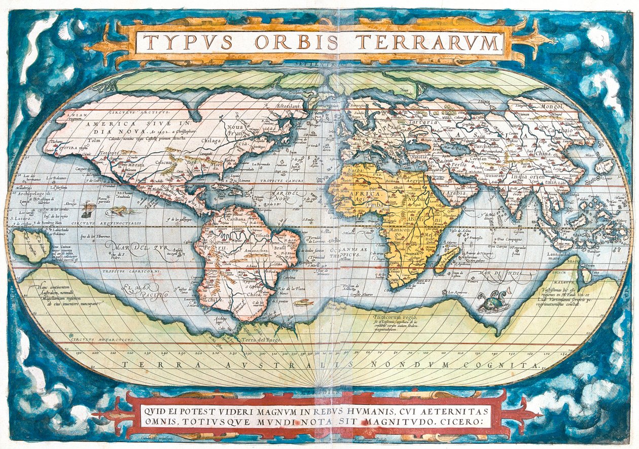 世界 作者 亚伯拉罕·奥特里乌斯（Abraham Ortelius）