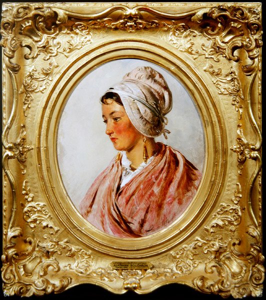 Marguerite Bourgoigne的画像 作者 亚伯拉罕·所罗门