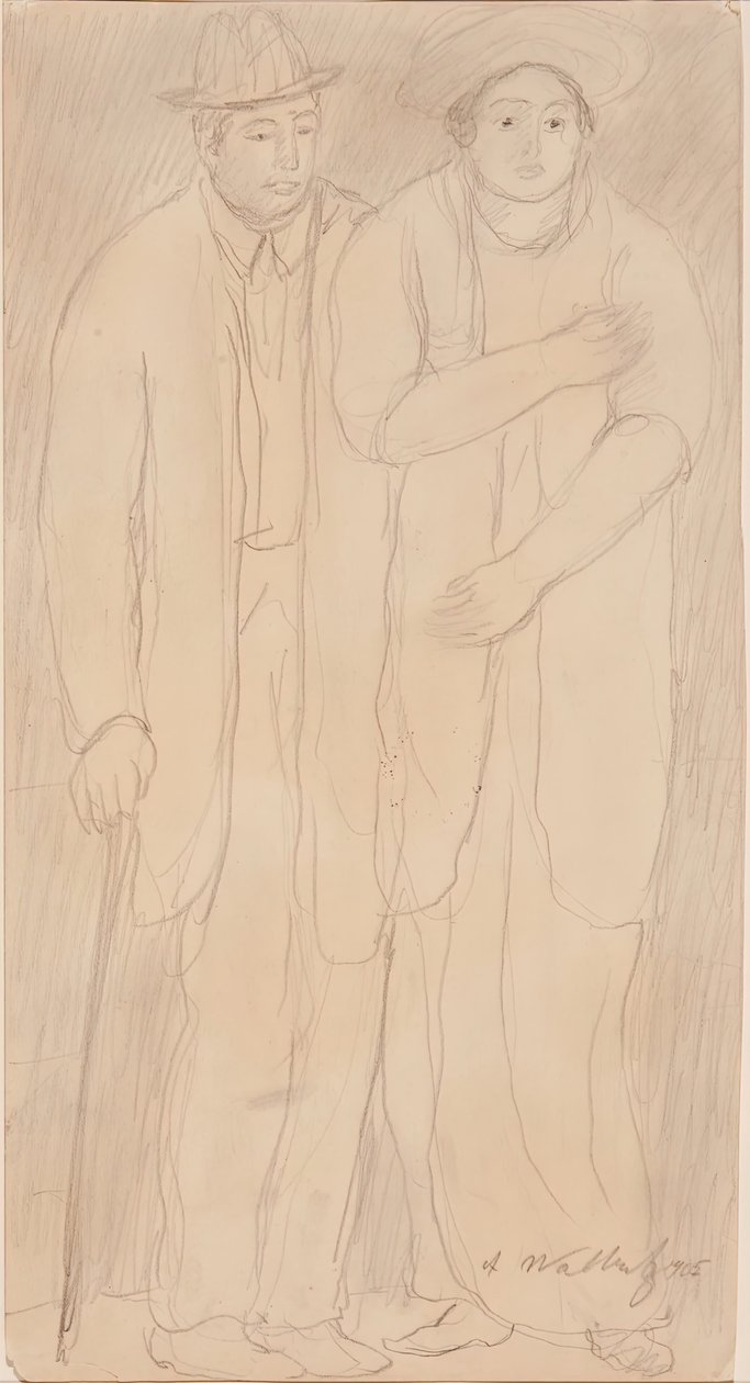 男人和女人》，1905年。 作者 亚伯拉罕·沃科维茨