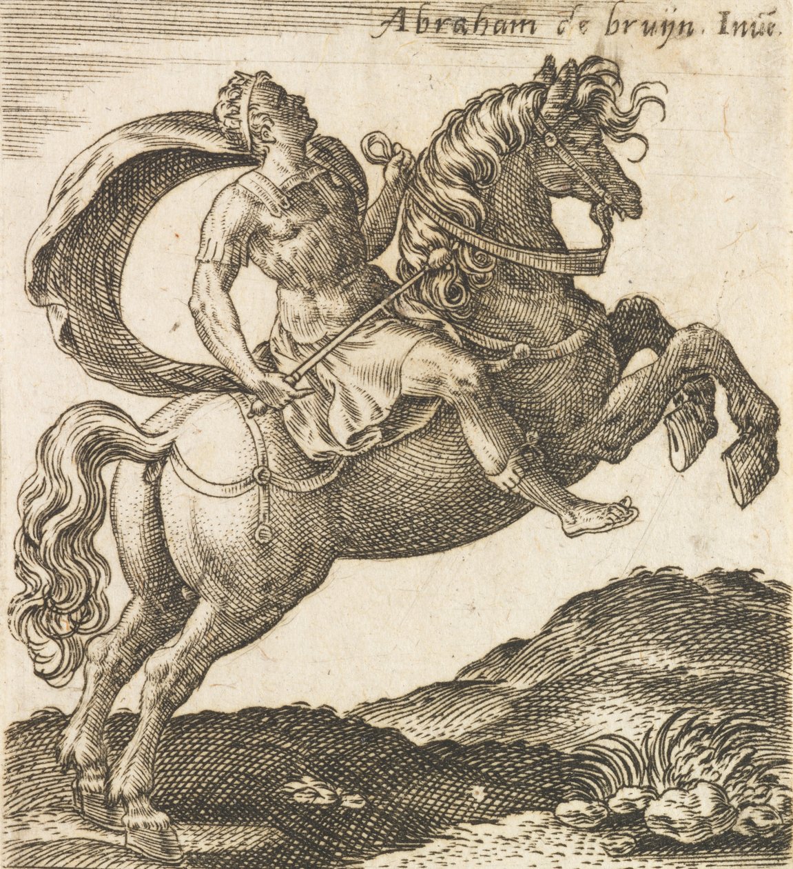 Titus Vespasianus来自Twelve Caesars on Horseback，约1565-1587，约1565-1587。 作者 亚伯拉罕·德·布鲁因