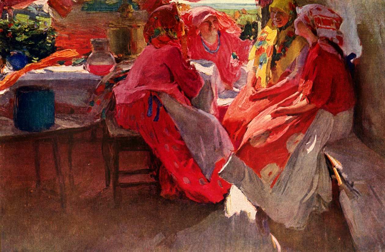 拜访》，1915年，1939年。 作者 艾布拉姆·阿尔希波夫