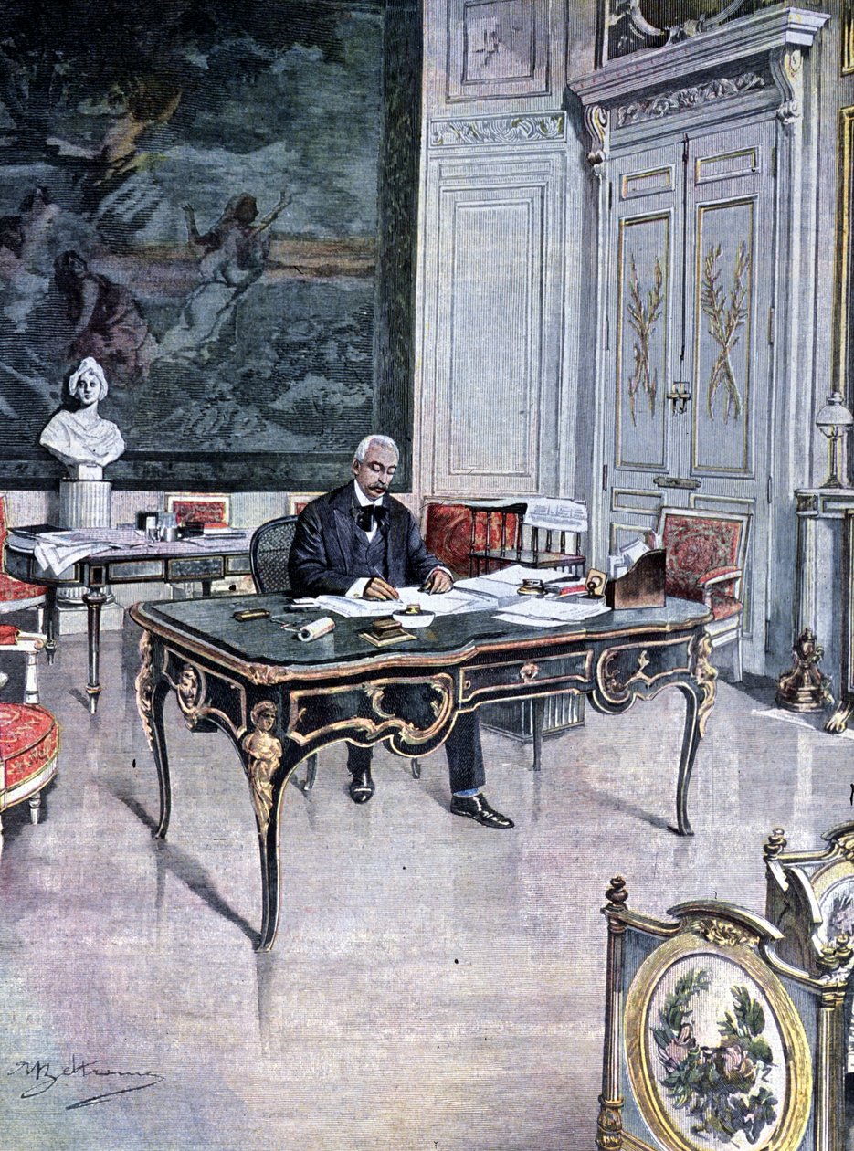 法兰西共和国总统费利克斯-福尔于1899年 插图：Achille Beltrame 作者 阿基里·贝尔特拉姆（Achille Beltrame）
