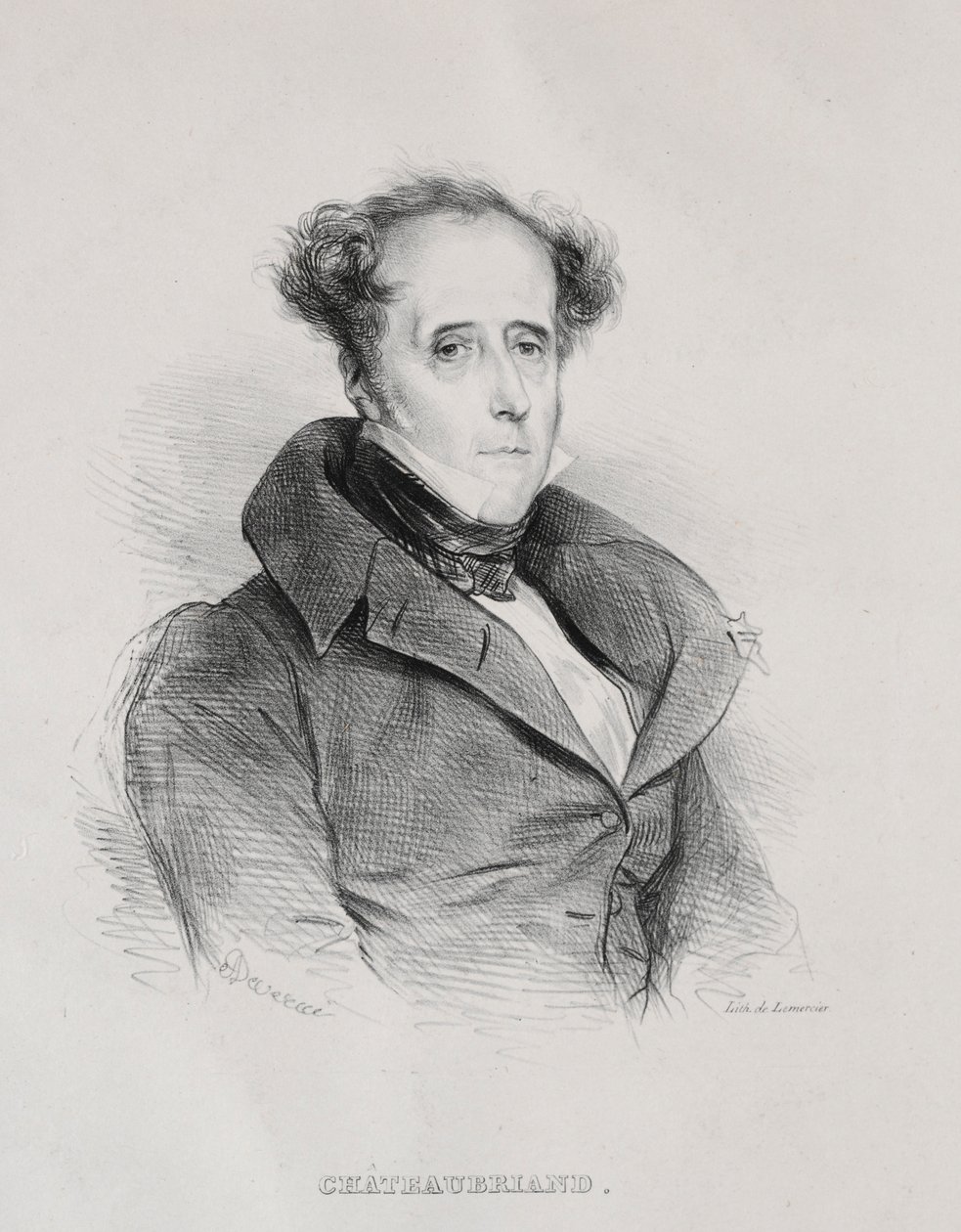 FrançoisRenéAuguste Victome deChâteaubriand。 作者 阿基尔·德维里亚