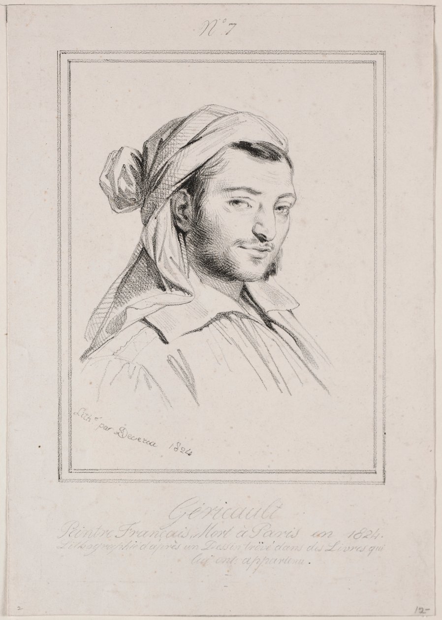 西奥多·杰里科（Theodore Gericault），1824年。 作者 阿基尔·德维里亚