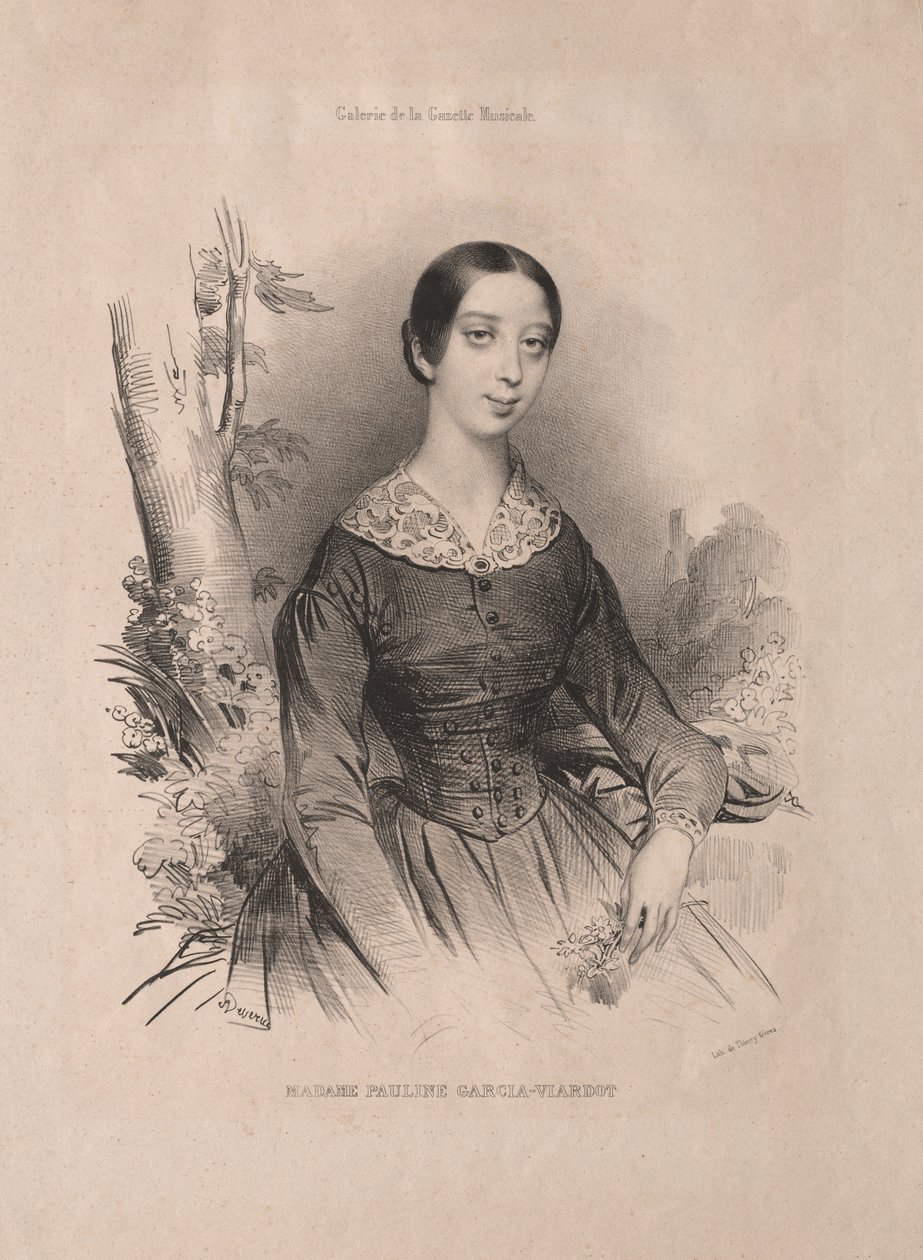 Pauline Garcia-Viardot 女士 作者 阿基尔·德维里亚