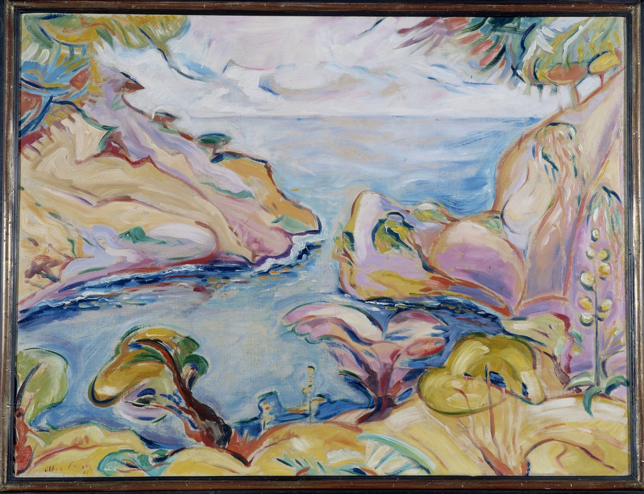 La Calanque de Figuerolles a La Ciotat Achille-Emile (Achille Emile) Othon Friesz (1879-1949) 1907 Mandatory mention: Collection fondation regards de Provence, Marseille 作者 阿喀琉斯·埃米尔·奥顿·弗里斯