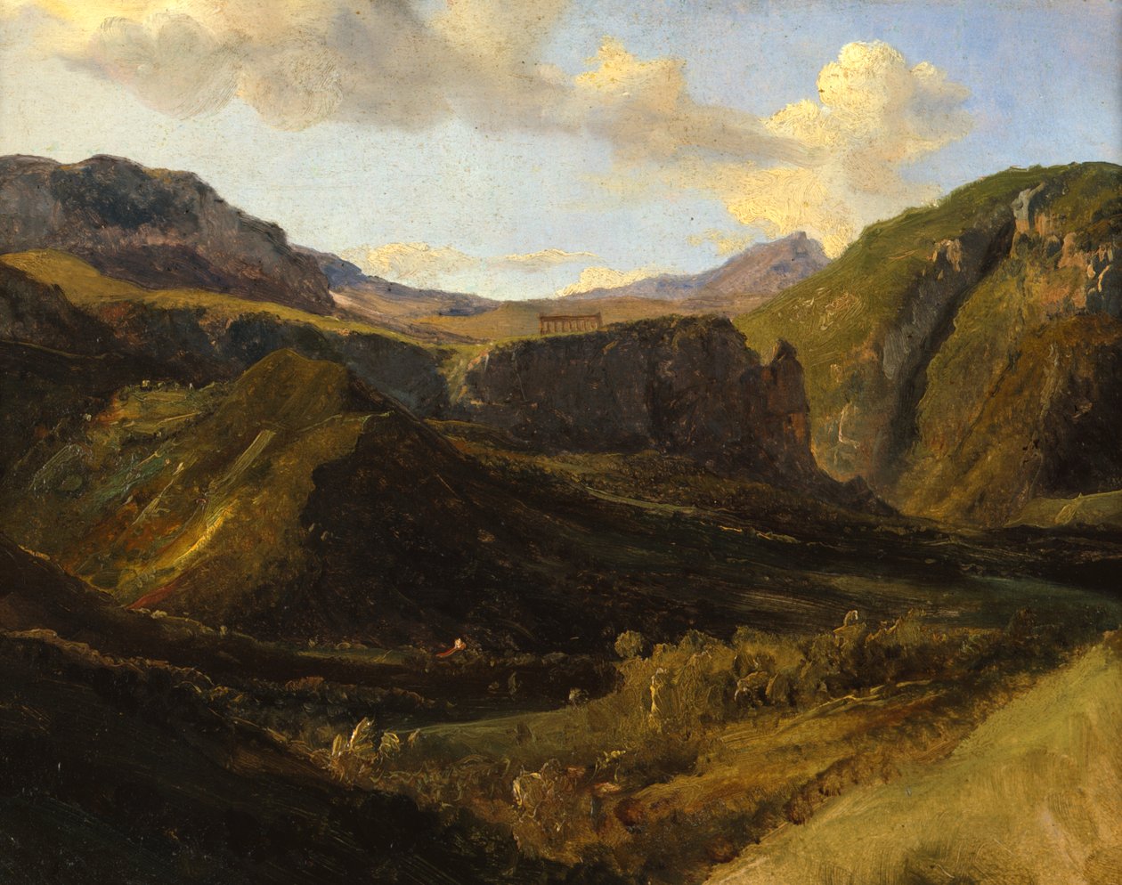 塞格斯特神庙，c1810-1822 作者 阿喀琉斯埃特纳火山