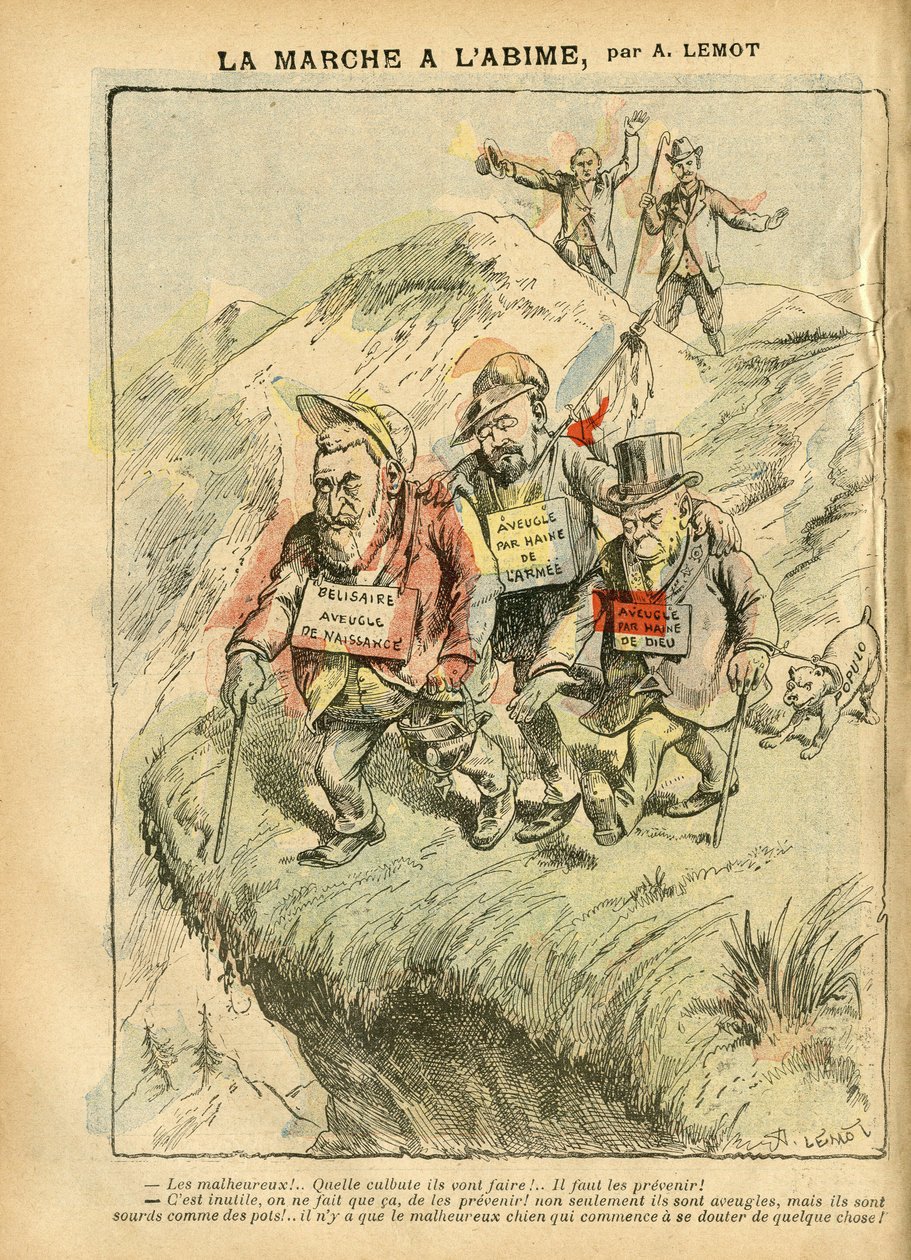 Achille Lemot (1846-1909)在Le Pelerin杂志上的插图，08/09/07 - La marche à l