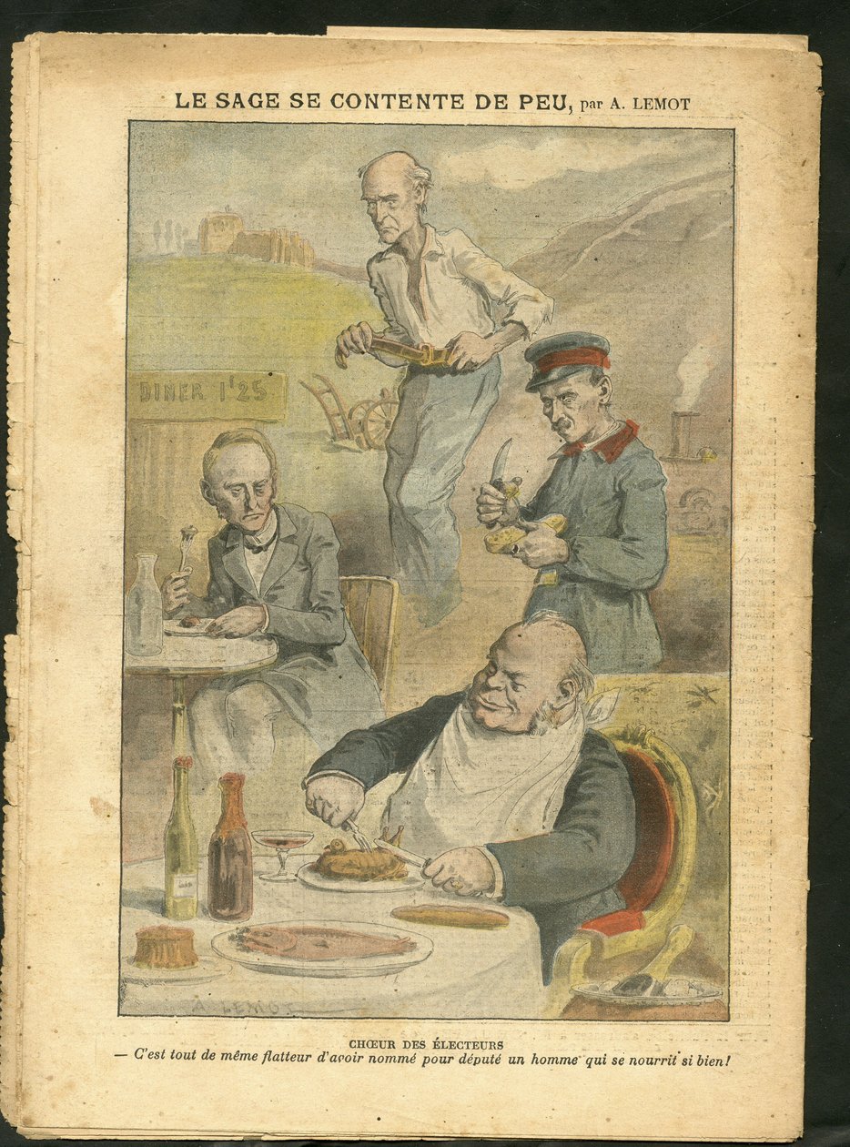 Le Pelerin》中Achille Lemot（1846-1909）的插图 作者 阿基里·莱莫特（Achille Lemot）