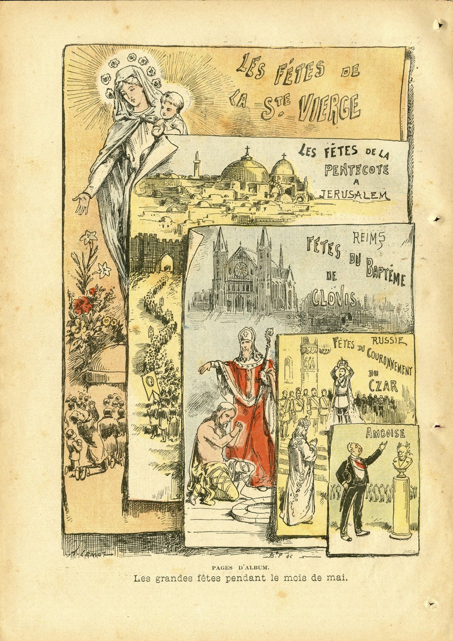 Le Pelerin》中Achille Lemot（1846-1909）的插图 作者 阿基里·莱莫特（Achille Lemot）