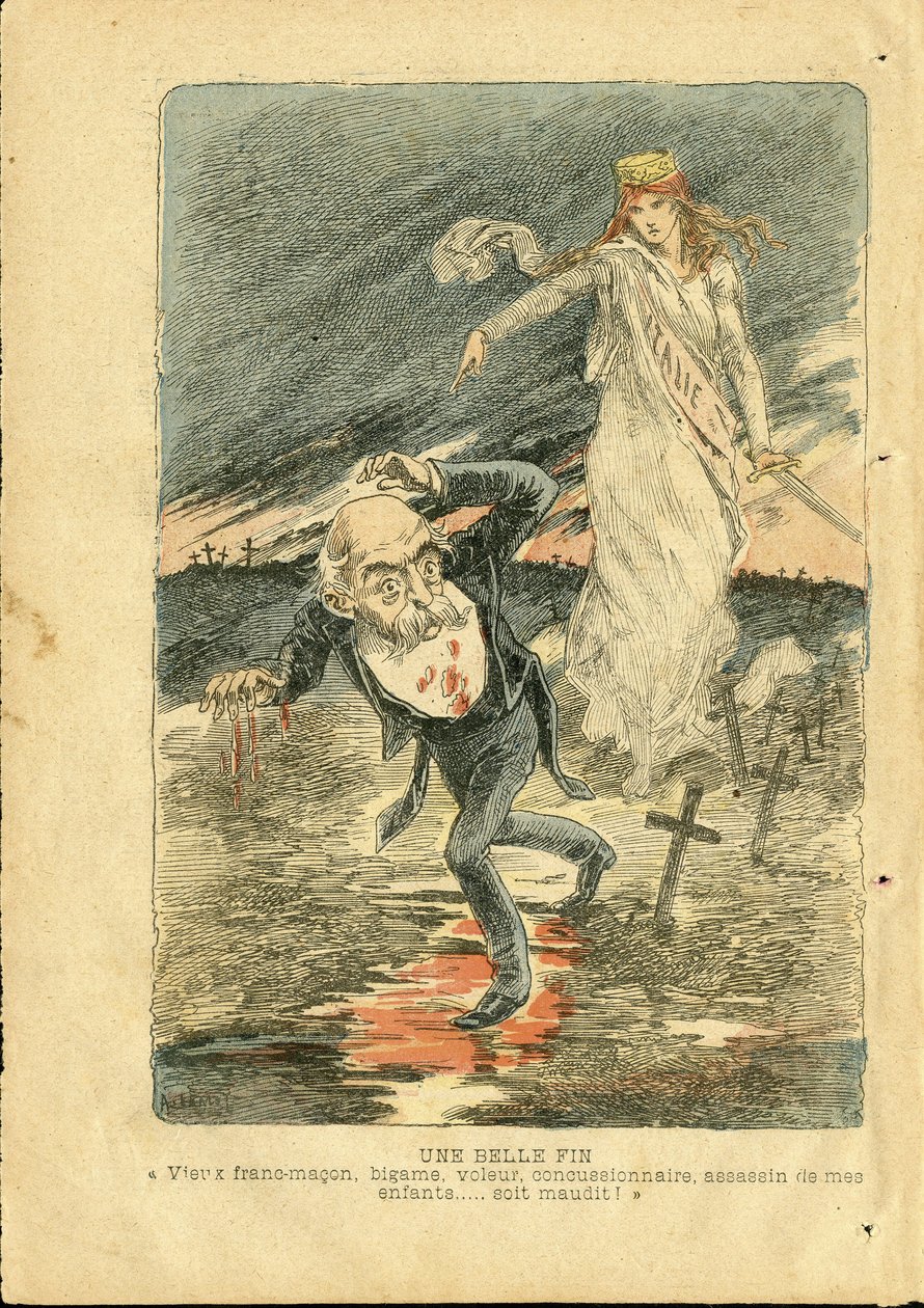 Le Pelerin》中Achille Lemot（1846-1909）的插图 作者 阿基里·莱莫特（Achille Lemot）