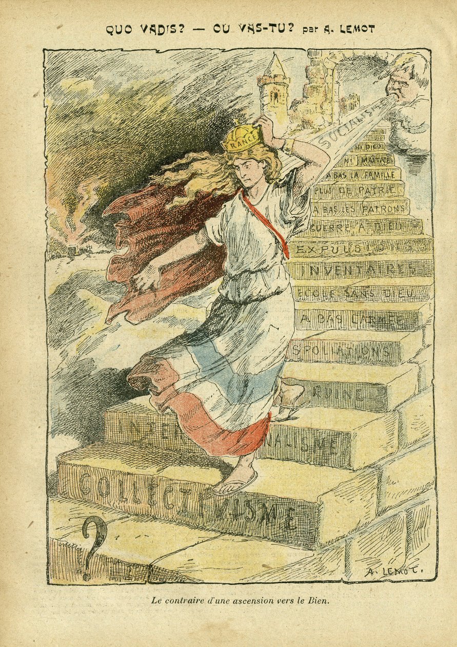 Le Pelerin》中Achille Lemot（1846-1909）的插图 作者 阿基里·莱莫特（Achille Lemot）
