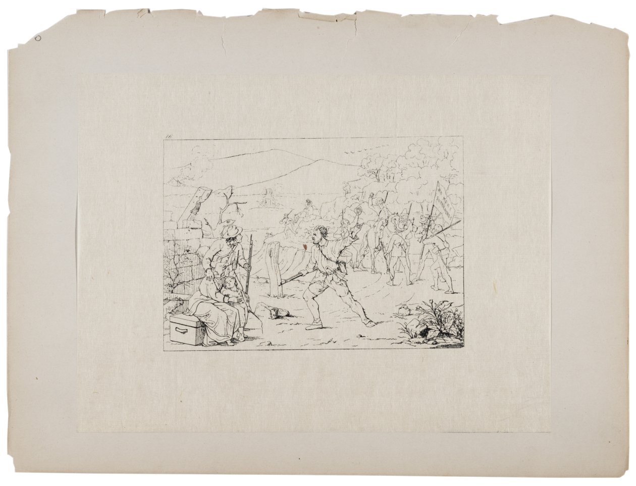 游击队的形成，c.1880-90 作者 阿达尔伯特·约翰·沃尔克