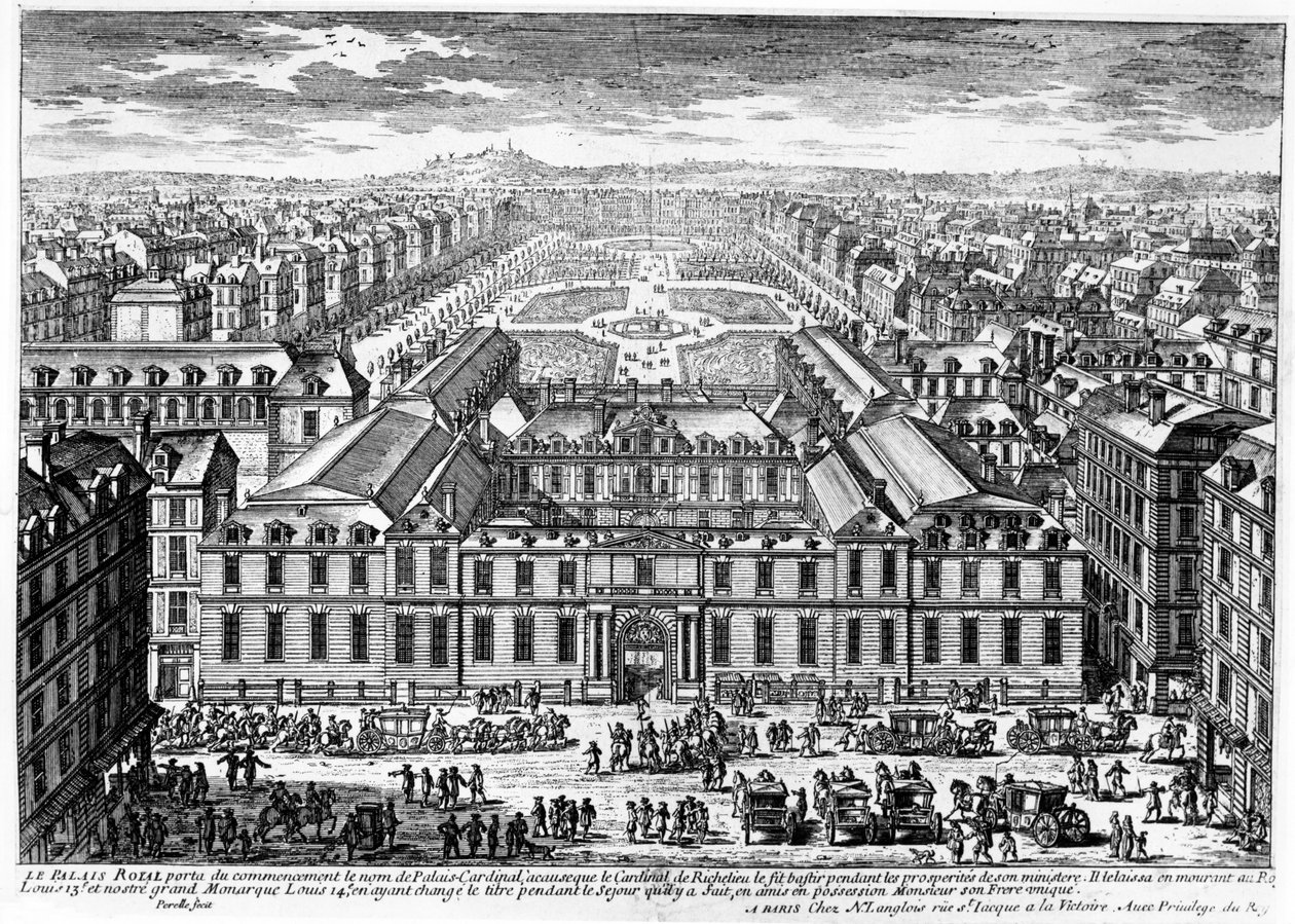 Palais-Royal，巴黎，c。 1680 作者 亚当·佩雷尔