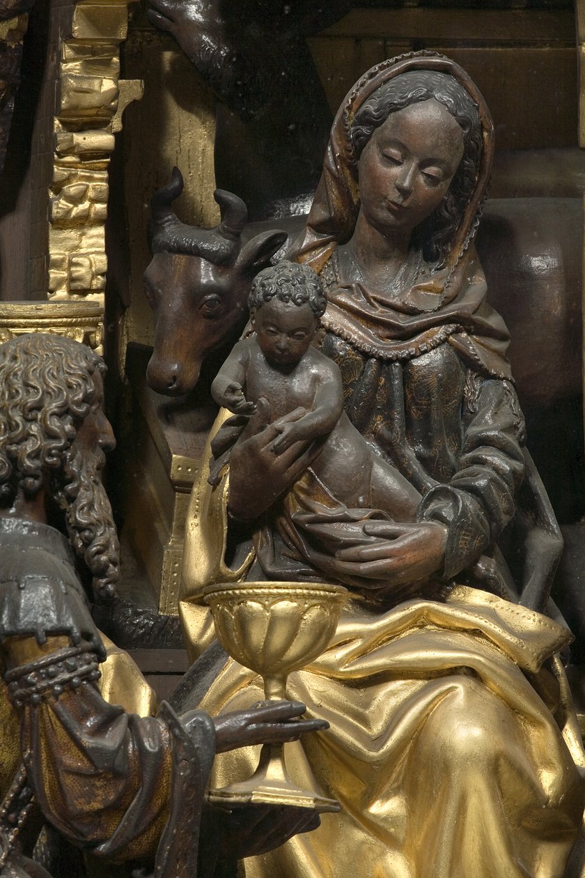 Adoration of the Magi, detail 作者 亚当（学校）的力量